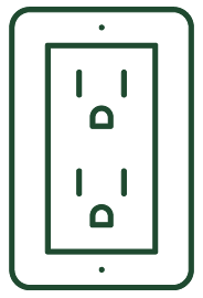 Icon depicting plug socket