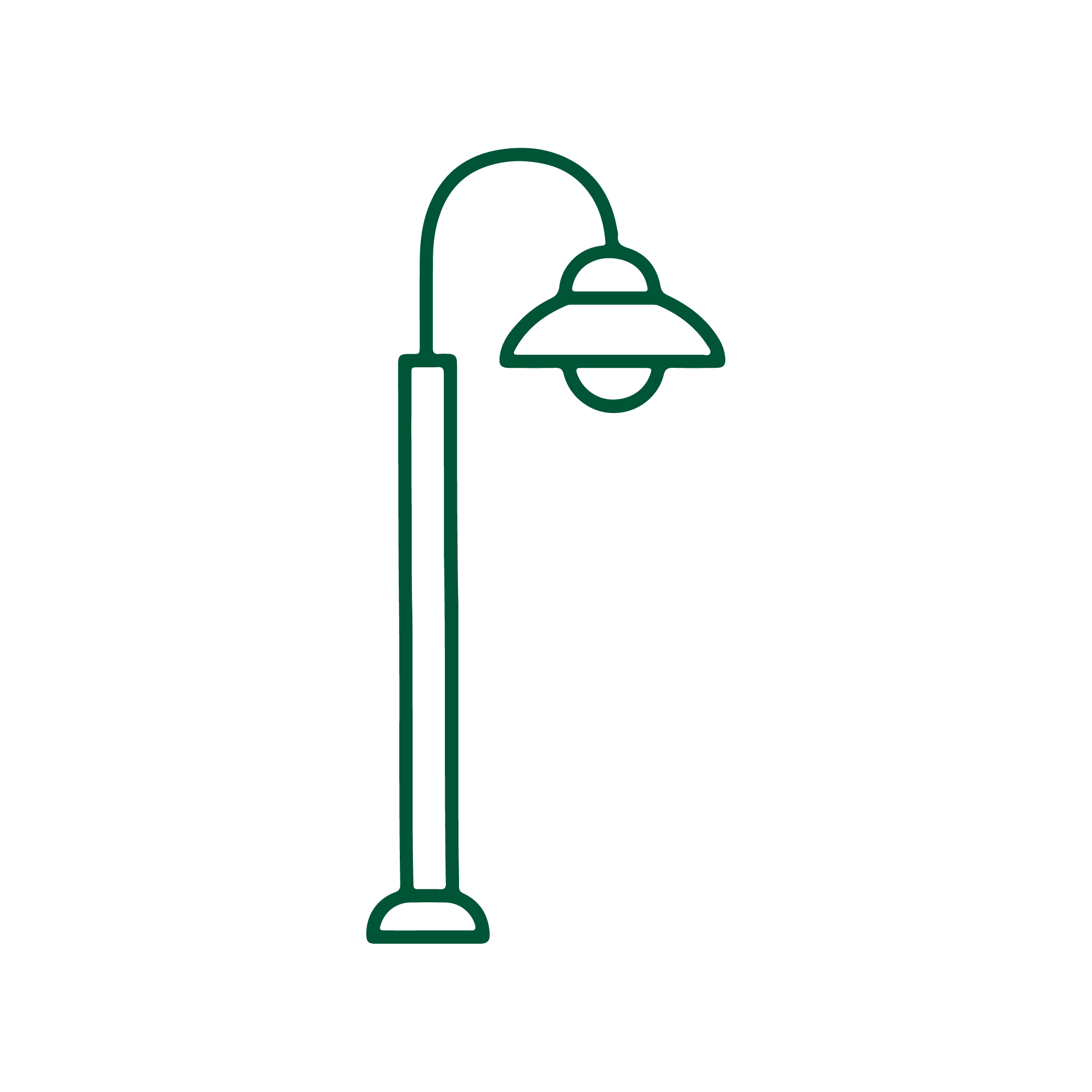 Icon depicting the installation of a chandelier