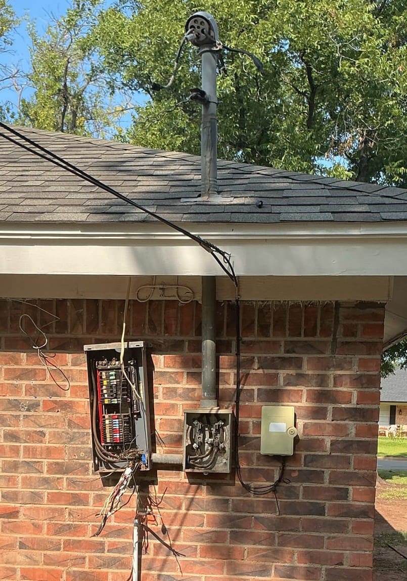 Before: Electrical Panel